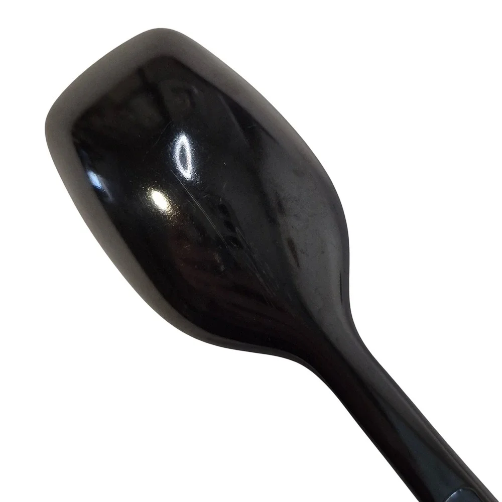 Hutzler Mini Solid Mixing Spoon‎ Black Melamine Item 517 Vintage Thailand 7.5